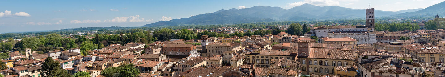 Luftaufnahme von Lucca © iStock.com / Alberto Masnovo